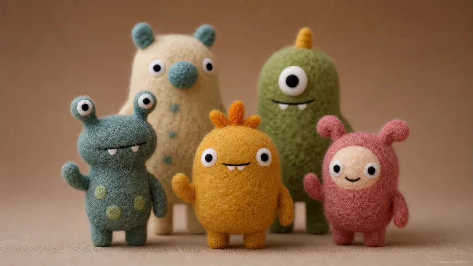 Pequeños Monstruos de Fieltro