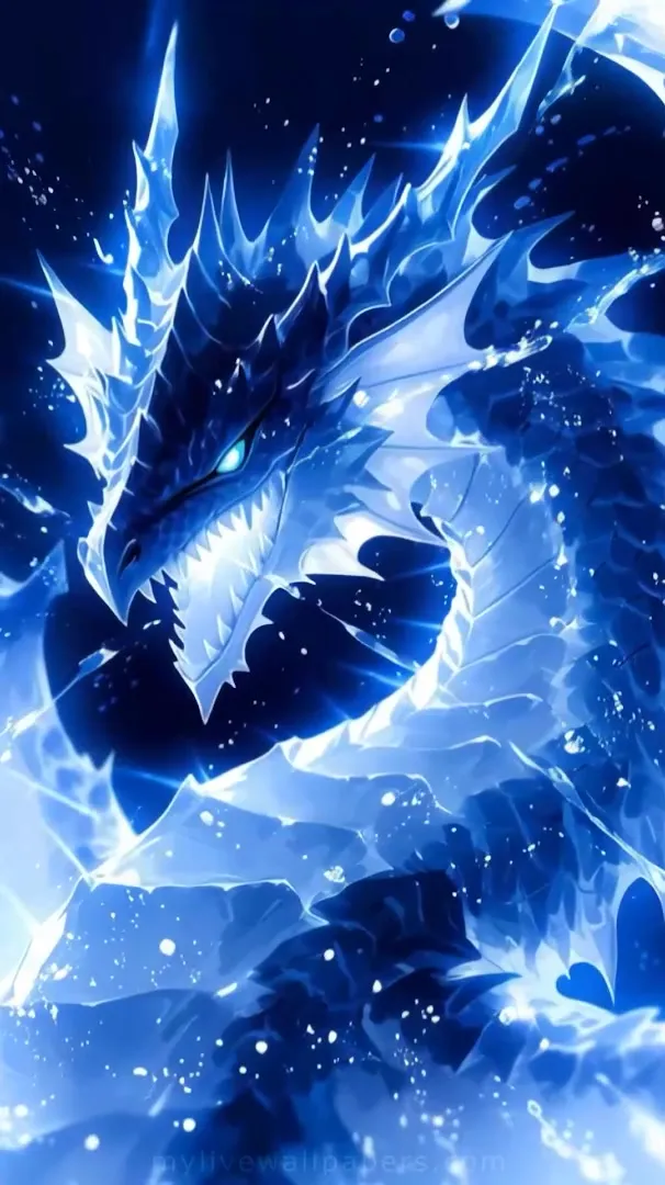 Dragón de Hielo Azul