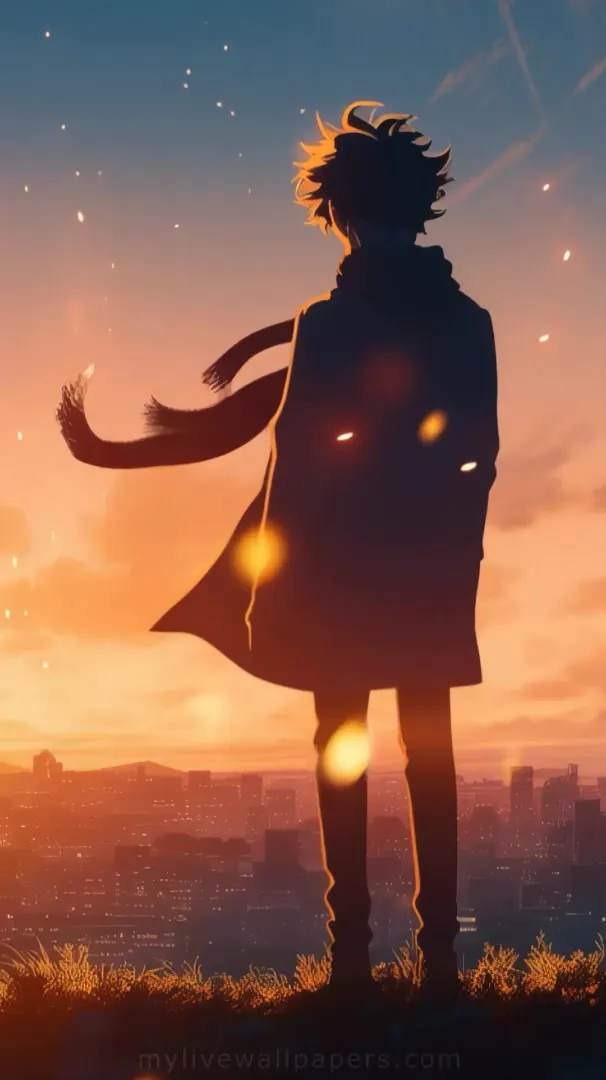 Atardecer Ventoso sobre la Ciudad