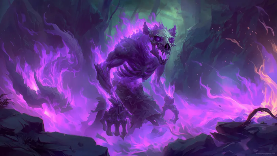 Purple Canine Demon