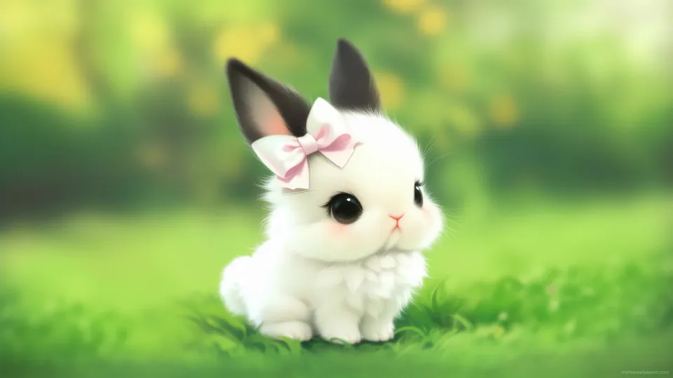 Pequeño conejo tierno