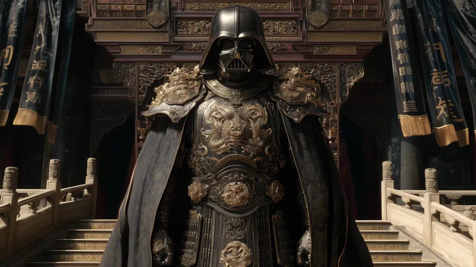 Darth Vader con Armadura de Dinastía