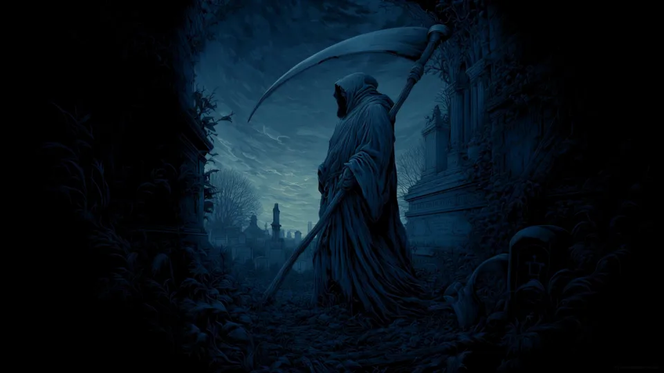 La Parca en el Cementerio