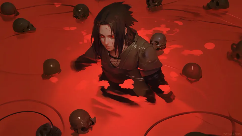 Sasuke en el mar de sangre