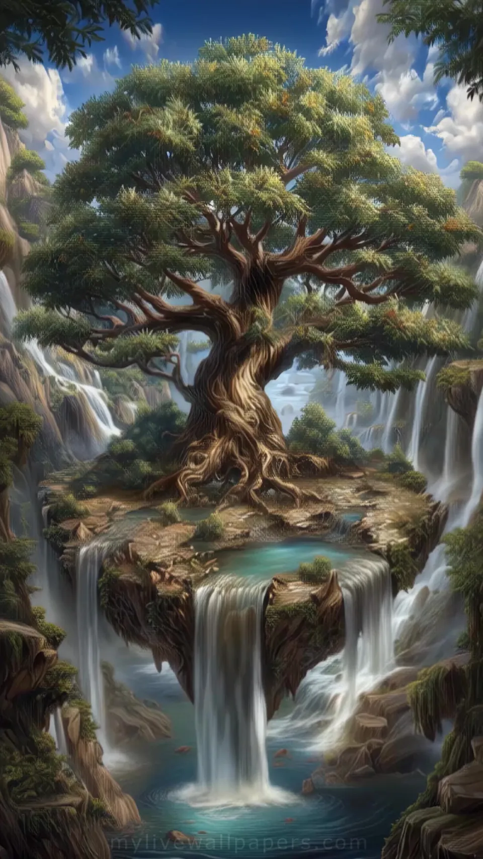 Fantasy Floating Tree