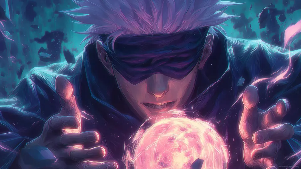 Satoru Gojo con Orbe Energético