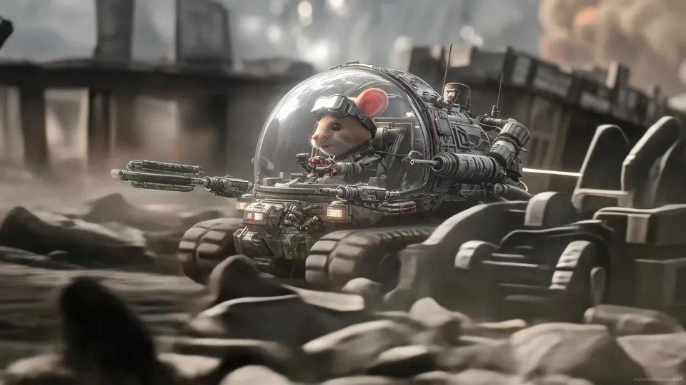 Hamster Futuristic Tank