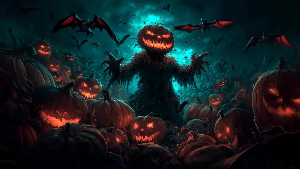 Espantapájaros de Halloween
