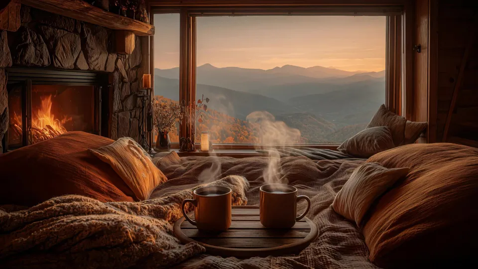 Café caliente para dos