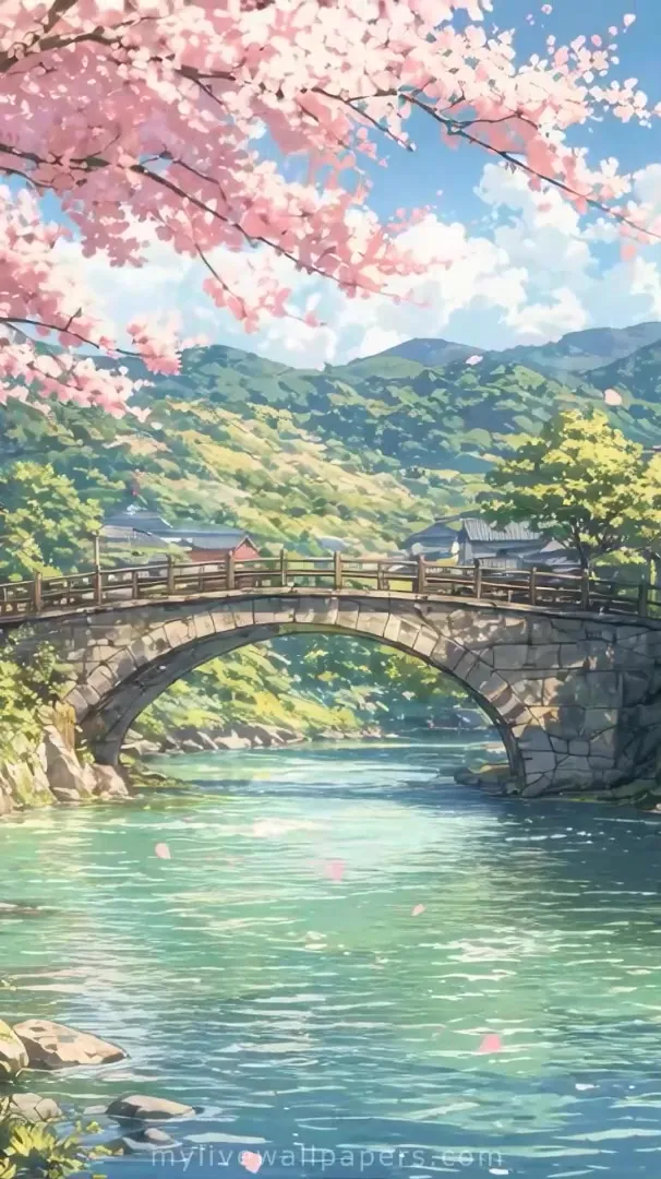 Pueblo Fluvial Japonés