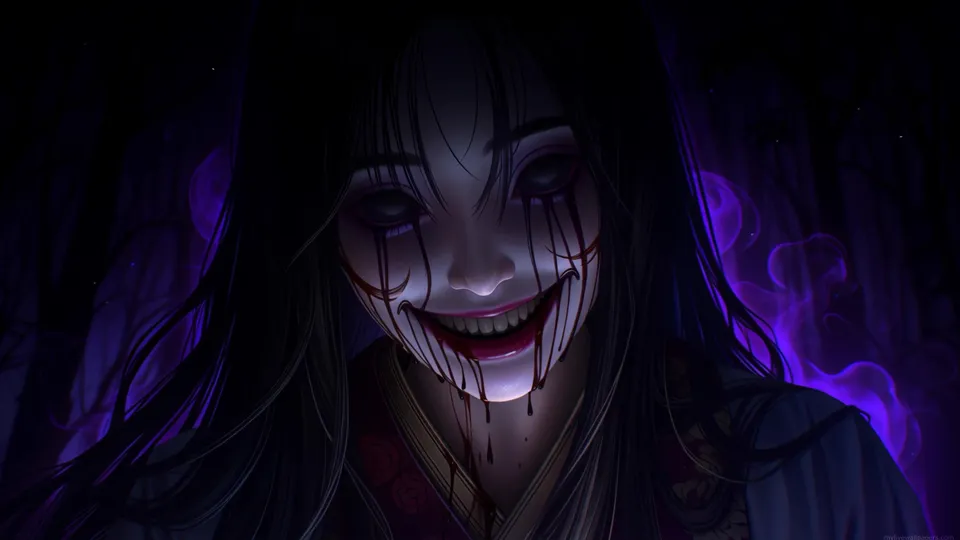 Sinister Smile in the Dark