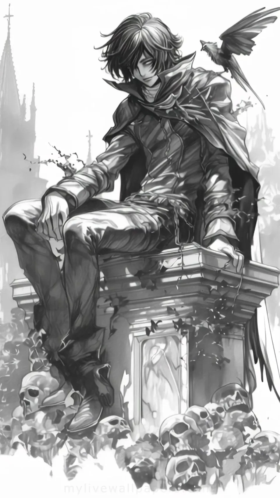 Boceto a Lápiz de Lelouch Lamperouge