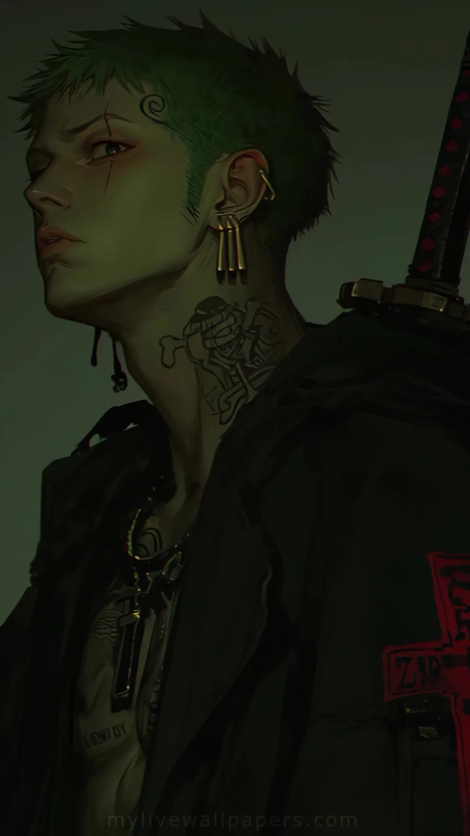 Roronoa Zoro Estilo Callejero con Tatuaje
