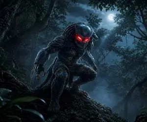 Depredador en la Selva Nocturna