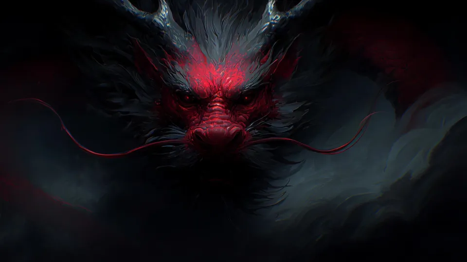 Dragón Rojo Oscuro