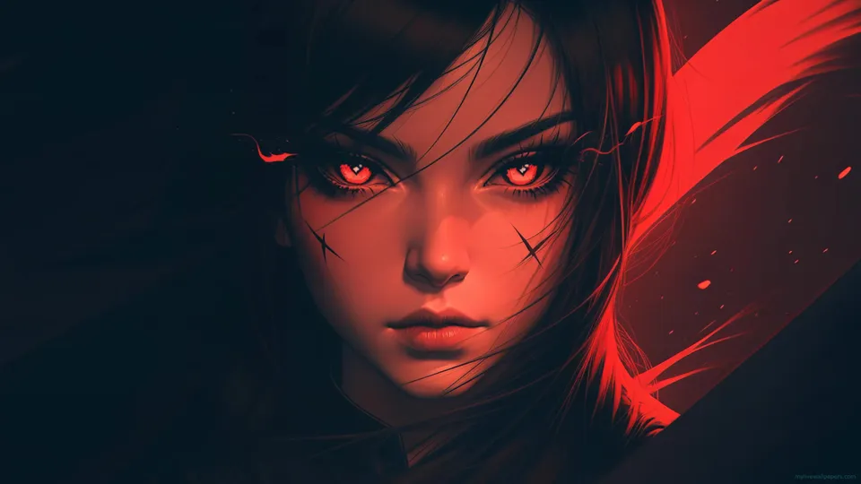 Crimson Fire Gaze