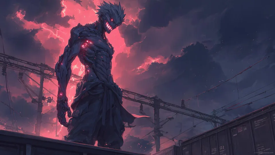 Red Sky Cyborg Stalker