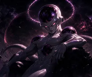 Frieza con Aureola en el Espacio