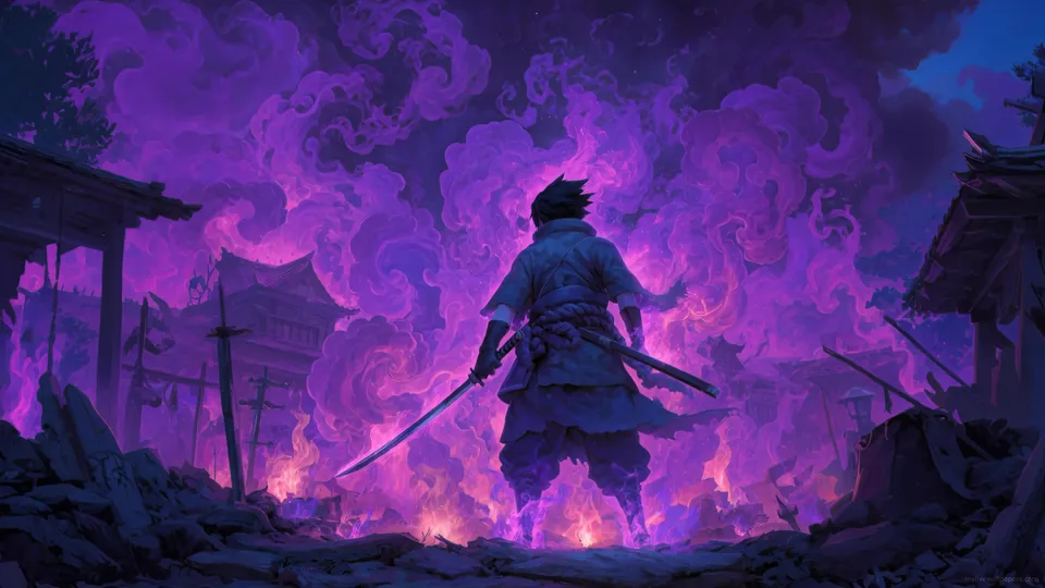 Sasuke Burning Village