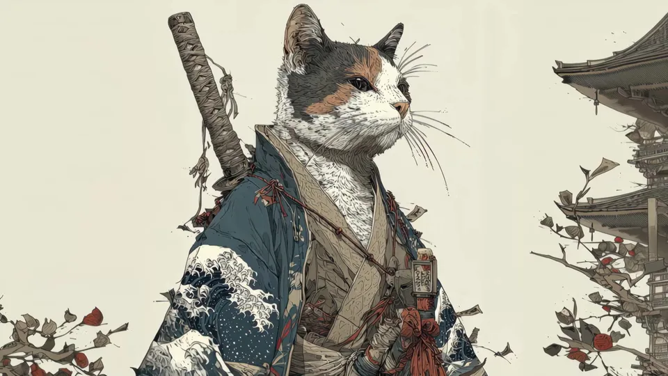 Samurai Cat