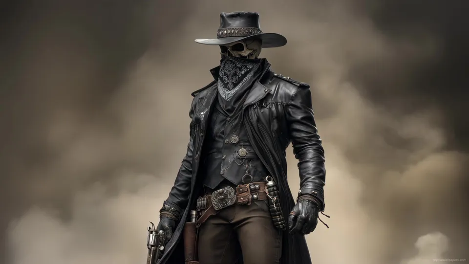 Vaquero Esquelético en el Polvo