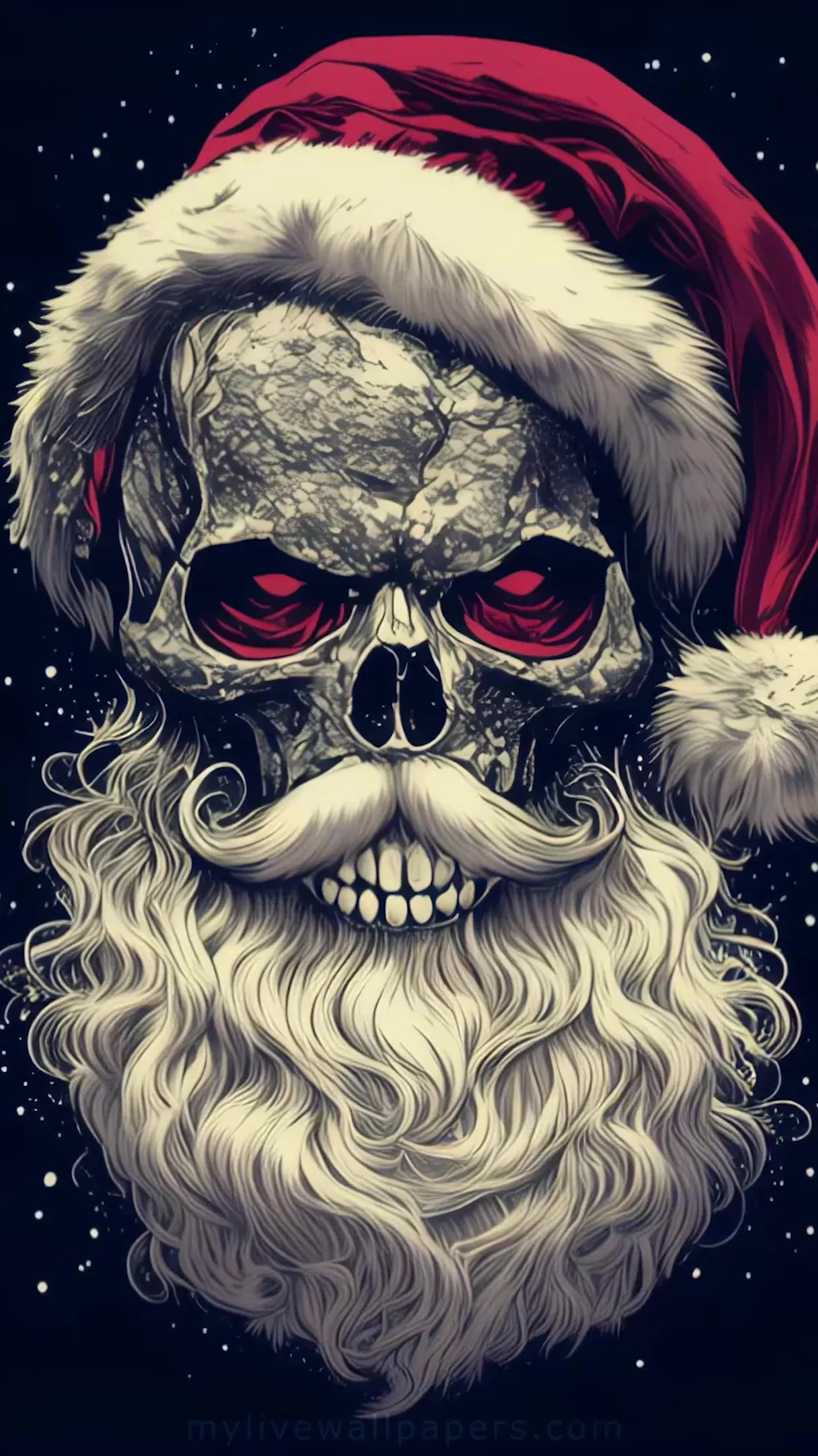 Calavera de Santa Claus