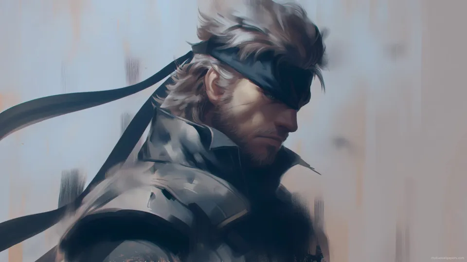 Solid Snake en Estilo Pintura