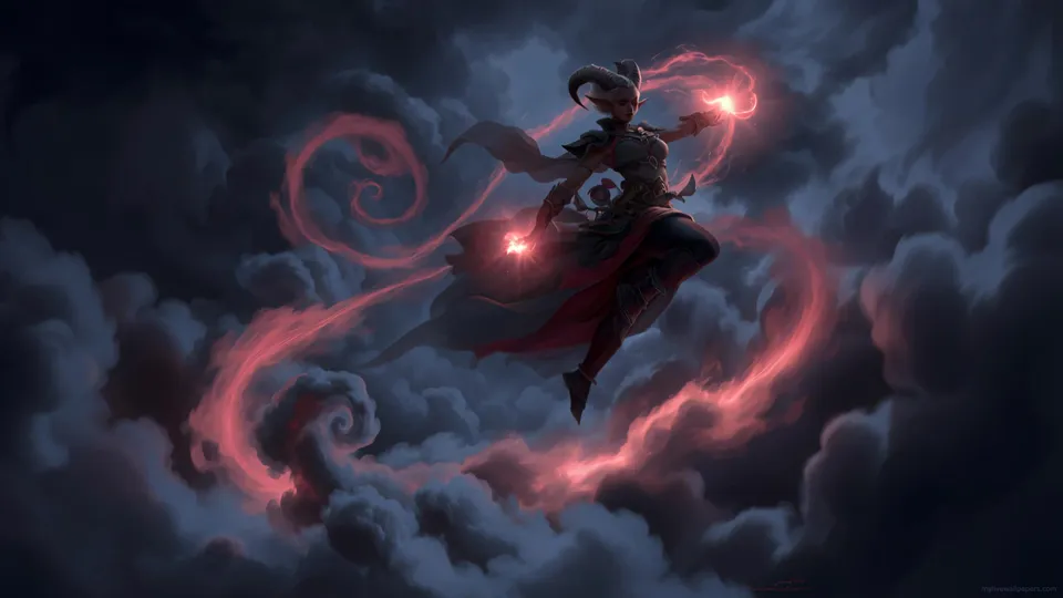 Hechicera en Nubes Oscuras