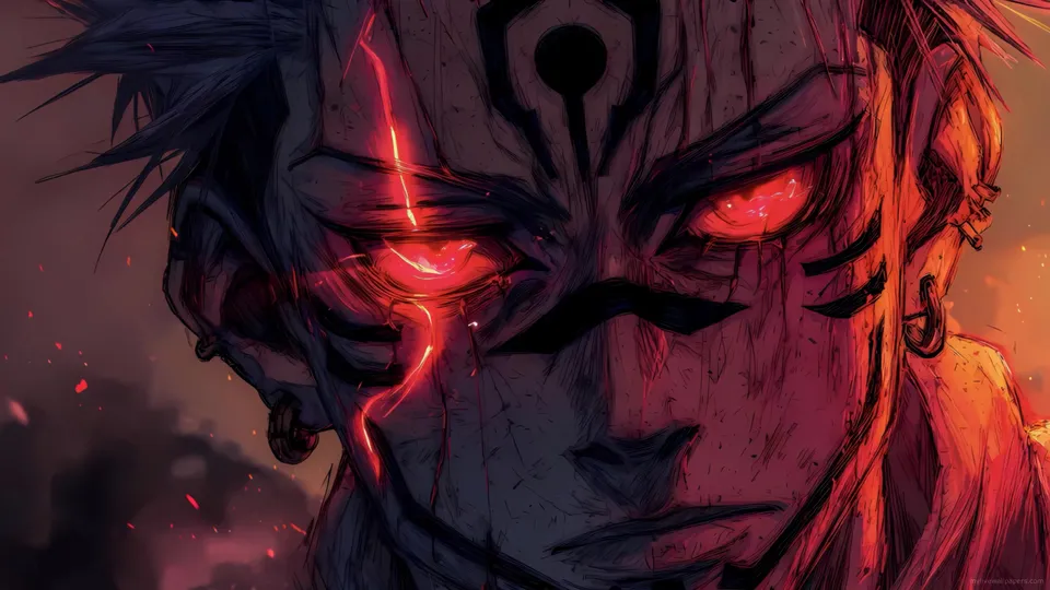 Sukuna Fire Eyes