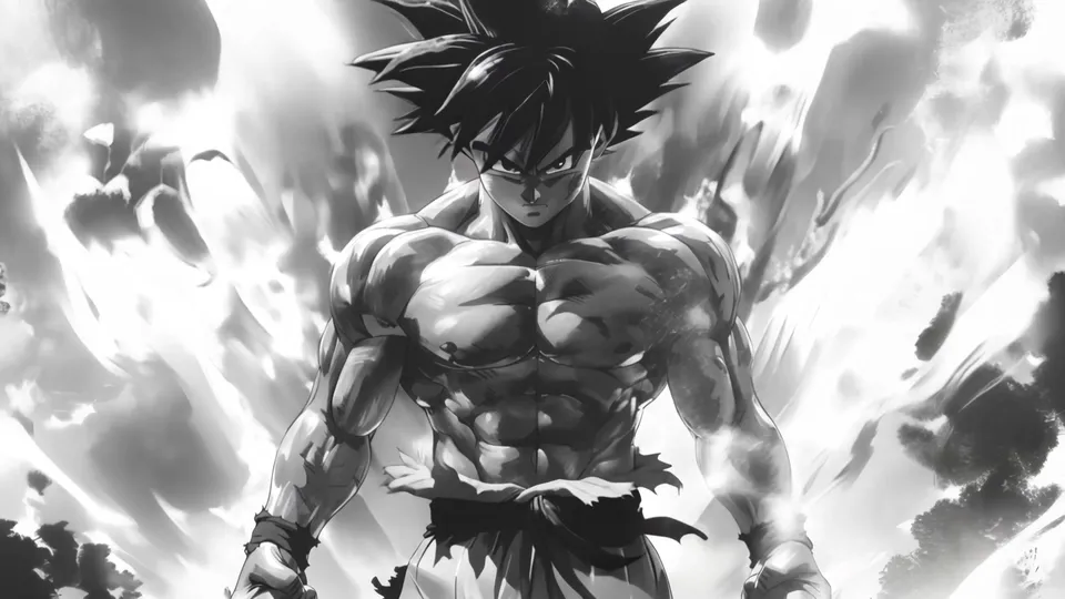 Super Saiyan Pencil Sketch